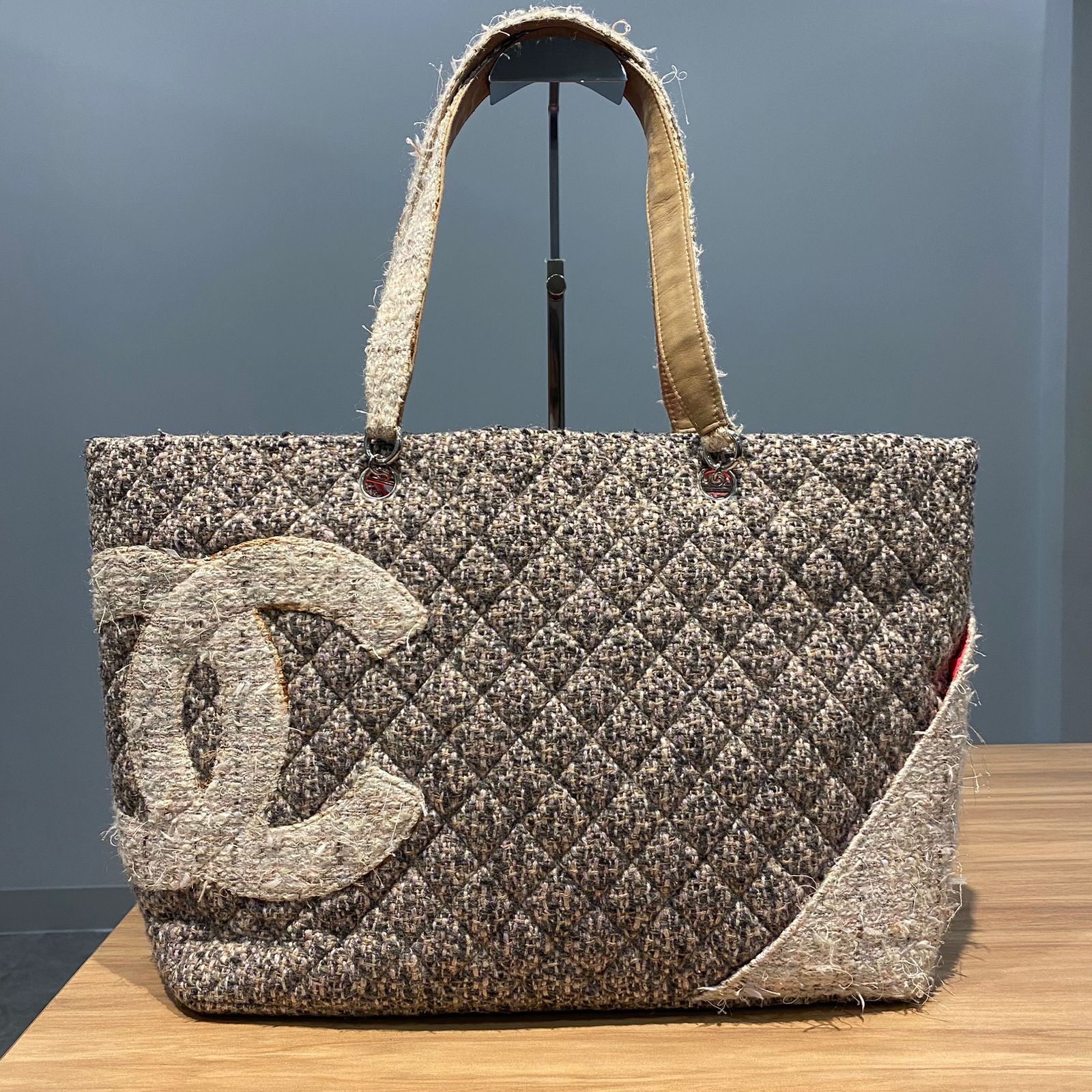 ChanelCAMBON TWEED TOTE