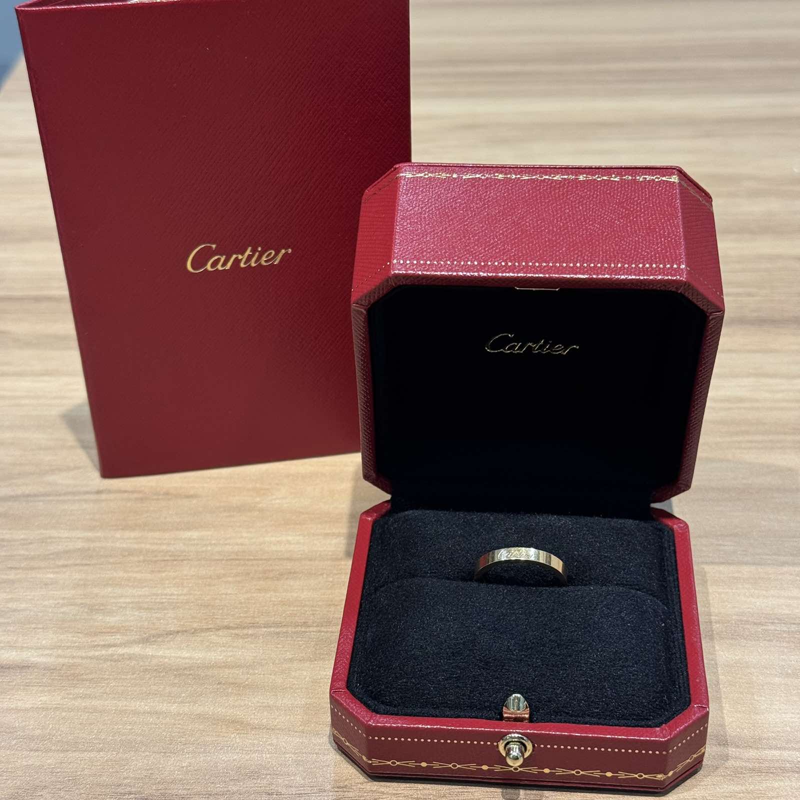 CartierRING 3.8 GRAMS 18K 52
