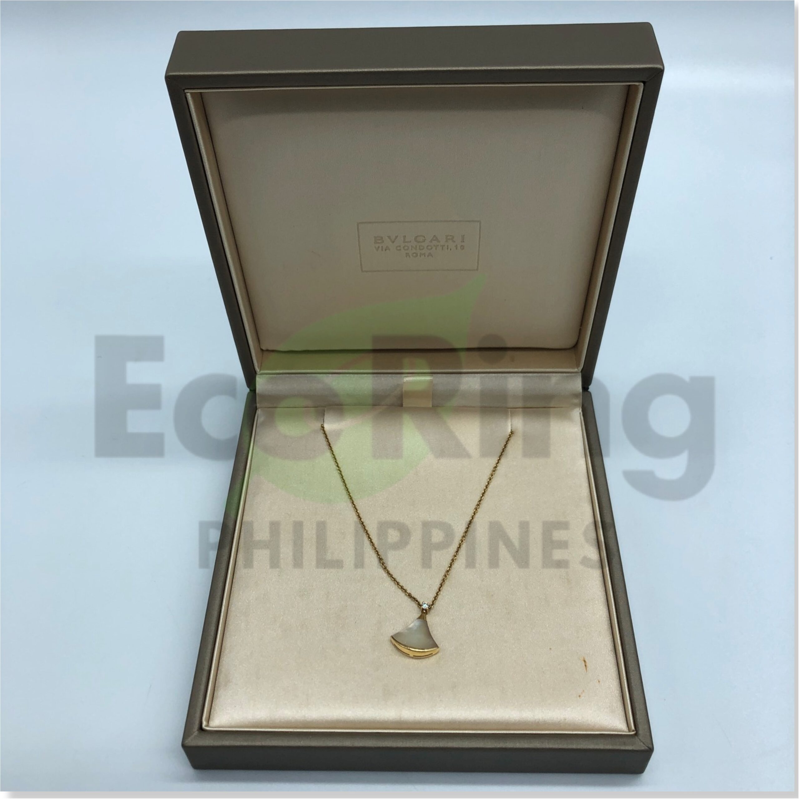 BvlgariNECKLACE DIVA DREAM WHITE YAWM77 5.23G